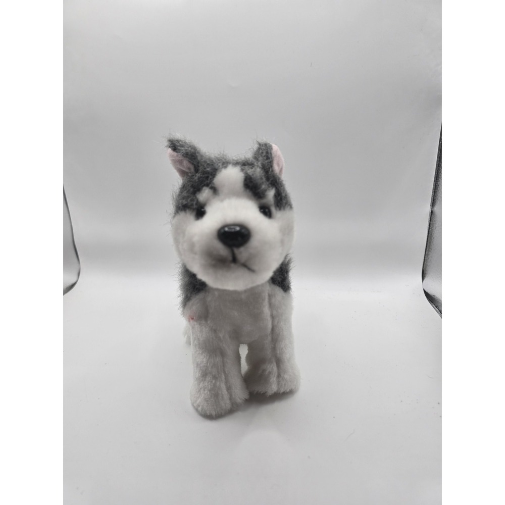 American Girl Doll Dog  Grey White Husky Plush Stuffed Animal 2019 Poseable